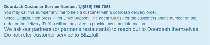 How to contact Doordash Customer Service.